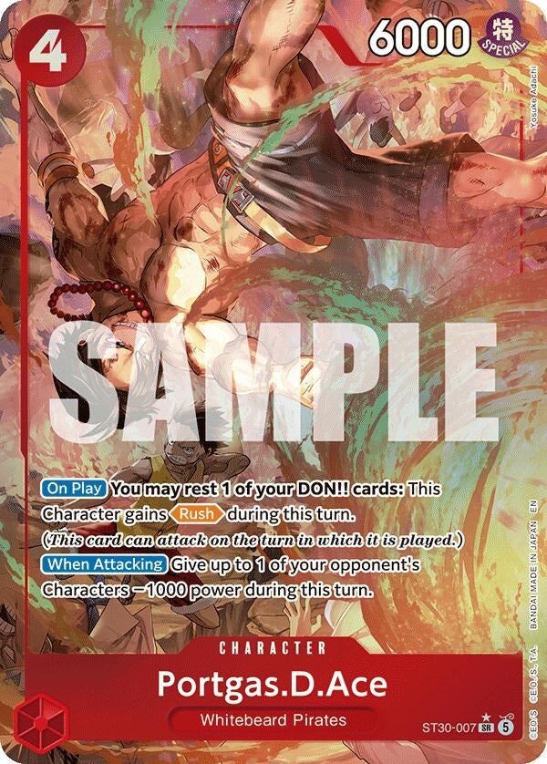 Image for Portgas.D.Ace (007) (Parallel) (ST30-007) (Starter Deck EX: Luffy & Ace) - One Piece Card Game