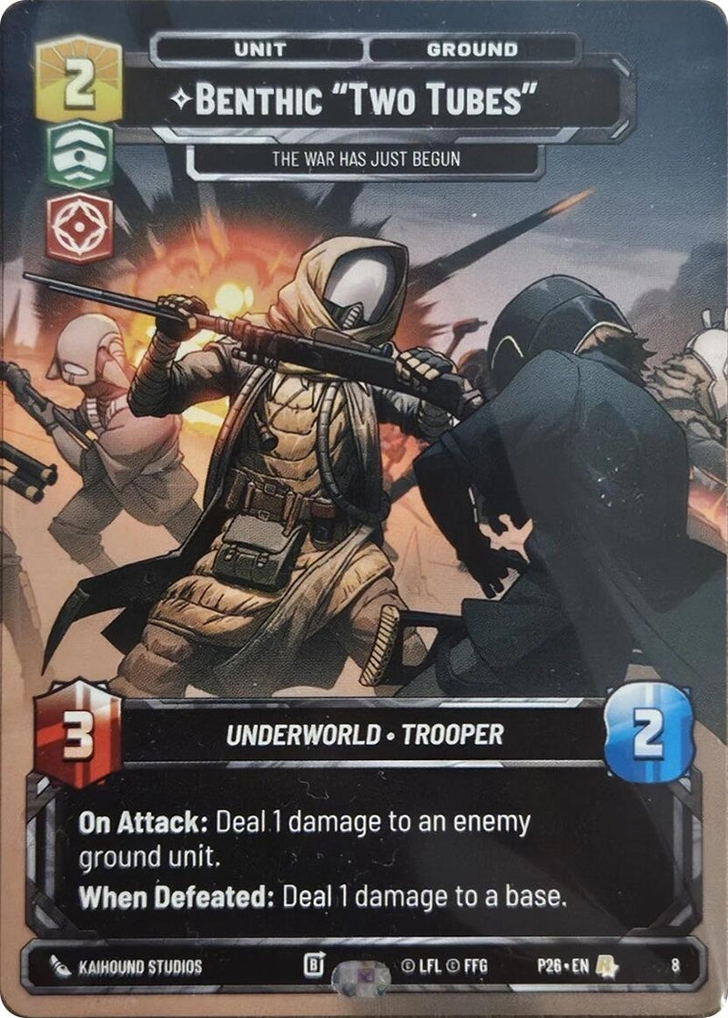 Image for Benthic "Two Tubes" - The War Has Just Begun (26) (Organized Play Promos) - Star Wars: Unlimited