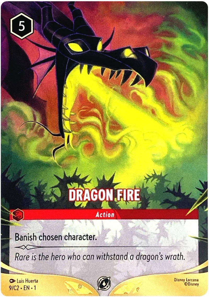 Image for Dragon Fire (9/C2) (9) (Disney Lorcana Promo Cards) - Disney Lorcana
