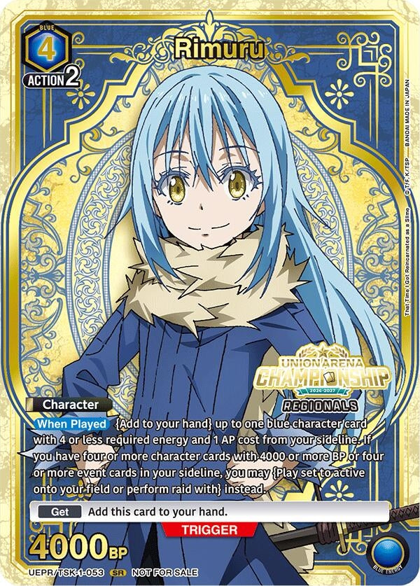 Image for Rimuru (Regionals 26-27) (UEPR/TSK-1-053) (Union Arena Promotion Cards) - Union Arena