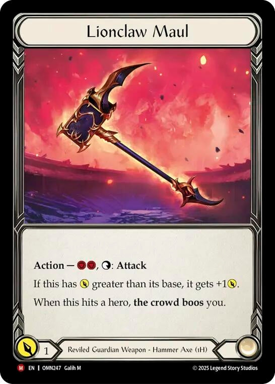 Image for Lionclaw Maul (OMN247) (Omens of the Third Age) - Flesh and Blood TCG