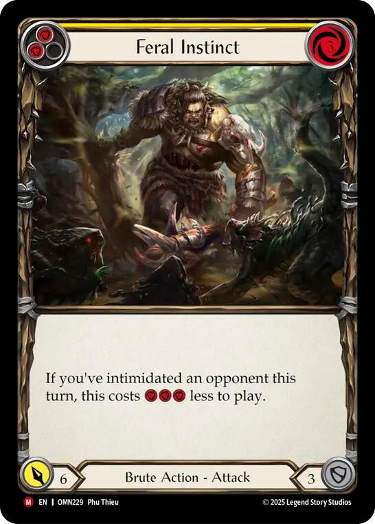 Image for Feral Instinct (OMN229) (Omens of the Third Age) - Flesh and Blood TCG