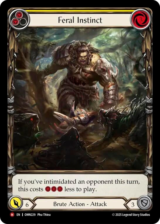 Image for Feral Instinct (Extended Art) (OMN229) (Omens of the Third Age) - Flesh and Blood TCG