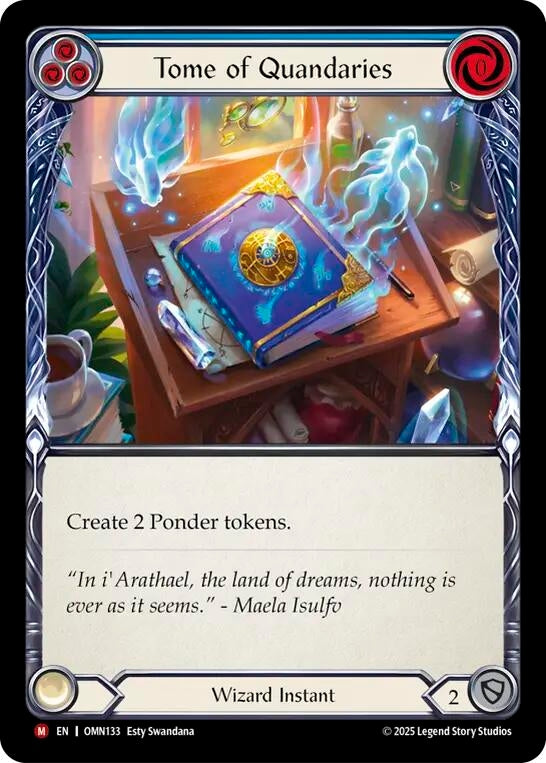 Image for Tome of Quandaries (OMN133) (Omens of the Third Age) - Flesh and Blood TCG