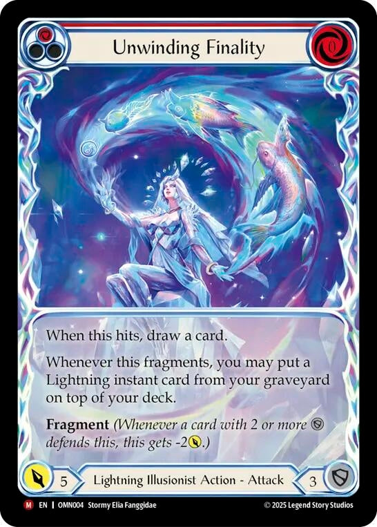 Image for Unwinding Finality (Extended Art) (OMN004) (Omens of the Third Age) - Flesh and Blood TCG