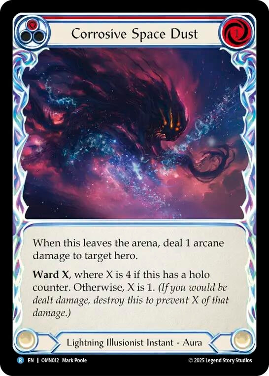 Image for Corrosive Space Dust (Red) (OMN012) (Omens of the Third Age) - Flesh and Blood TCG