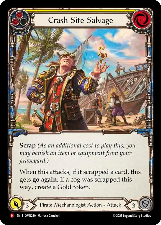 Image for Crash Site Salvage (OMN239) (Omens of the Third Age) - Flesh and Blood TCG