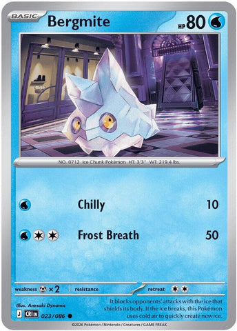 Image for Bergmite (023/086) (ME04: Chaos Rising) - Pokemon