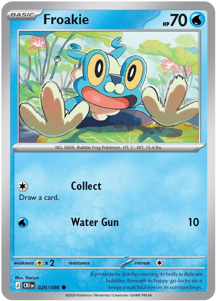 Image for Froakie (020/086) (ME04: Chaos Rising) - Pokemon