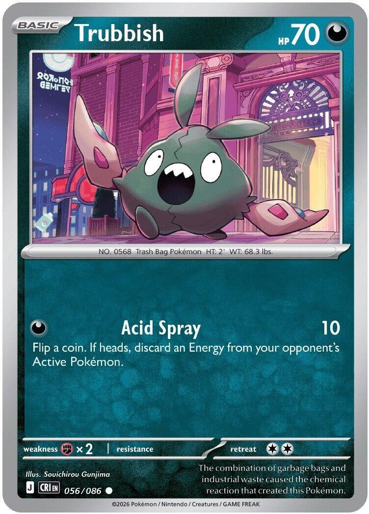 Image for Trubbish (056/086) (ME04: Chaos Rising) - Pokemon
