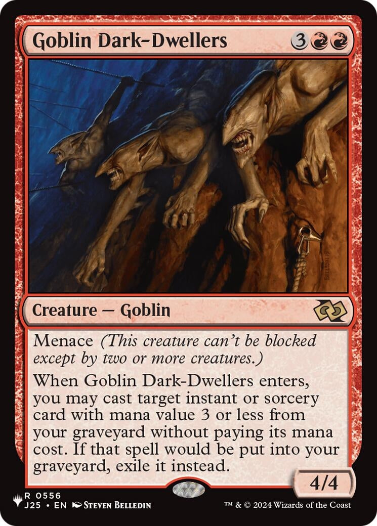 Image for Goblin Dark-Dwellers (556) (The List Reprints) - Magic: The Gathering