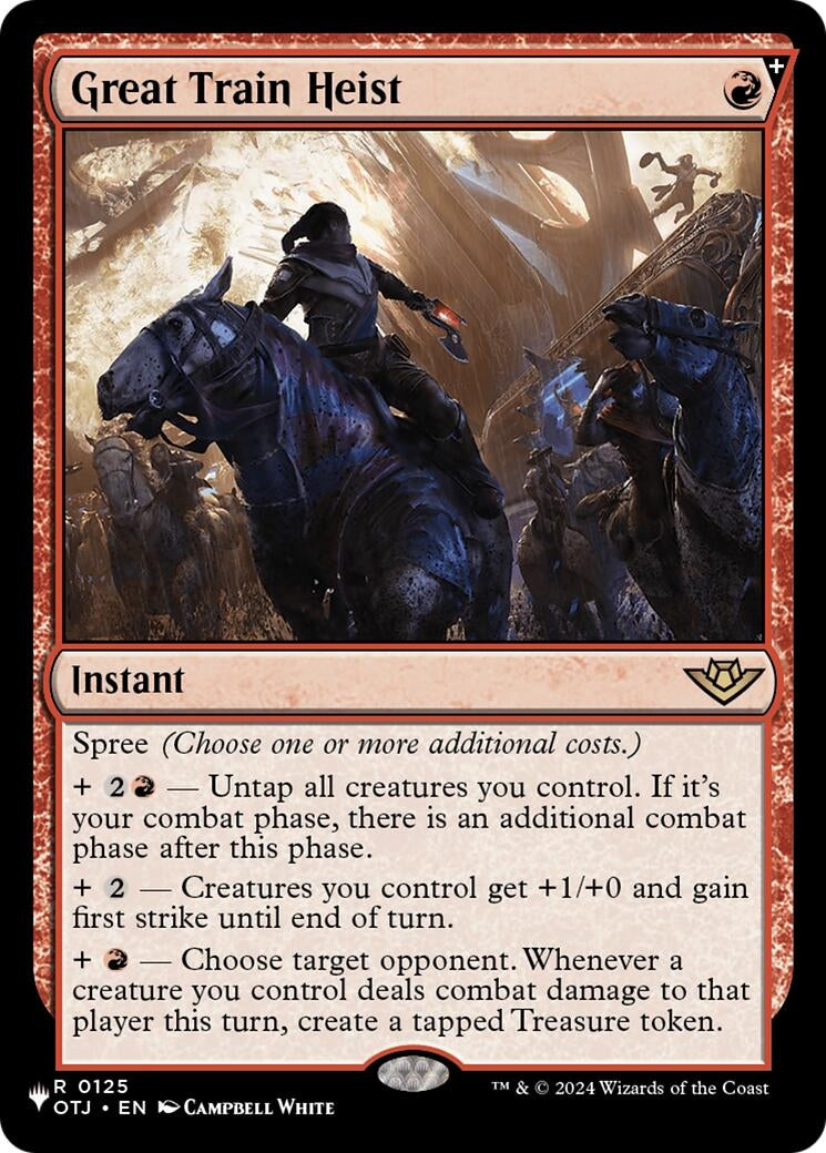 Image for Great Train Heist (125) (The List Reprints) - Magic: The Gathering