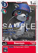 Image for Bearmon - BT25-009 (BT25-009 U) (Dual Revolution Release Event Cards) (BT-25_PR) - Digimon Card Game