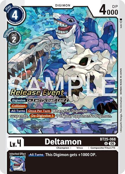 Image for Deltamon (BT25-068 U) (Dual Revolution Release Event Cards) (BT-25_PR) - Digimon Card Game