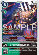 Image for GreatGrizzlymon (BT25-054 R) (Dual Revolution Release Event Cards) (BT-25_PR) - Digimon Card Game
