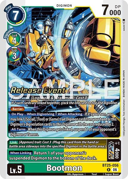 Image for Bootmon (BT25-056 R) (Dual Revolution Release Event Cards) (BT-25_PR) - Digimon Card Game