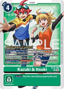 Image for Kazuki & Itsuki (BT25-089 R) (Dual Revolution Release Event Cards) (BT-25_PR) - Digimon Card Game