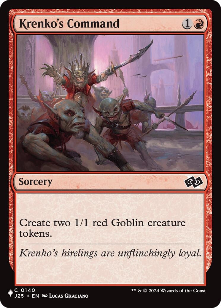 Image for Krenko's Command (J25) (140) (The List Reprints) - Magic: The Gathering