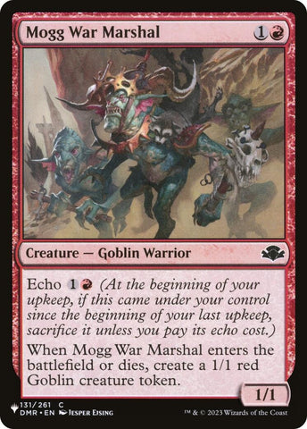 Image for Mogg War Marshal (DMR) (131) (The List Reprints) - Magic: The Gathering