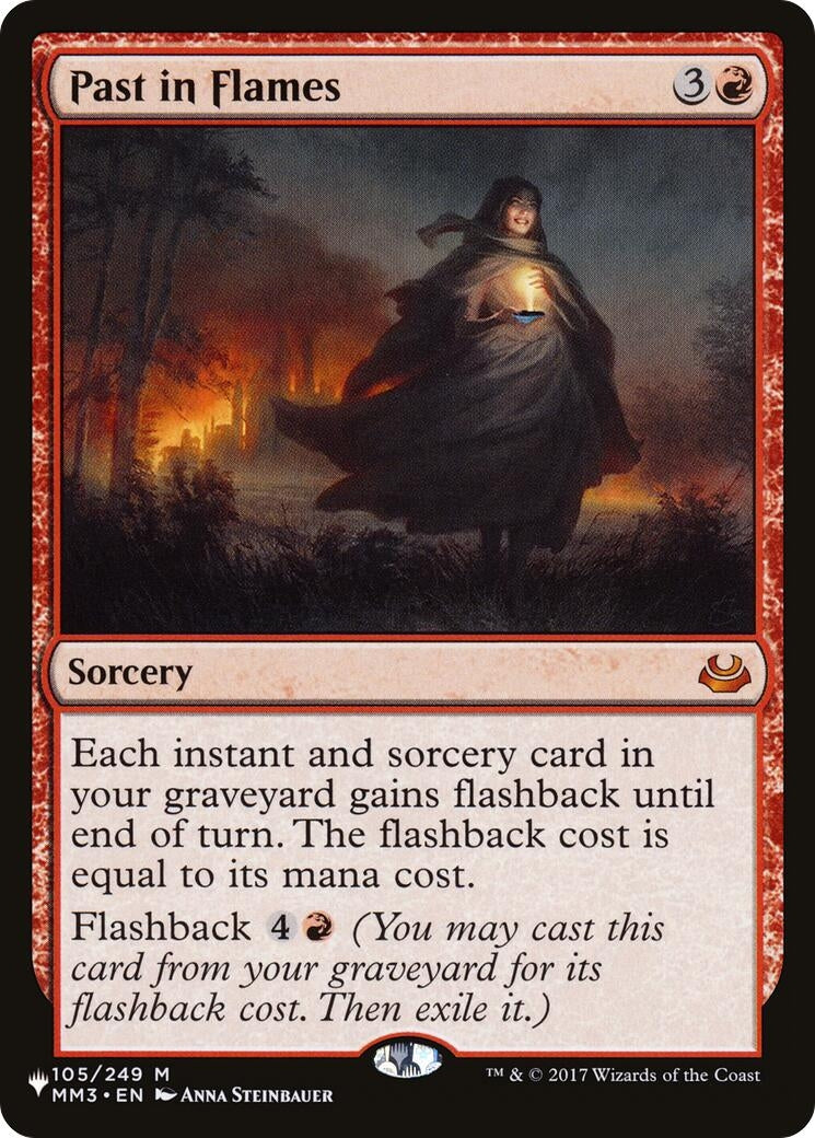 Image for Past in Flames (105) (The List Reprints) - Magic: The Gathering