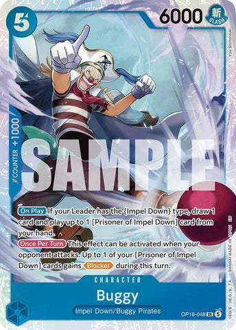 Image for Buggy (048) (OP16-048) (The Time of Battle) - One Piece Card Game