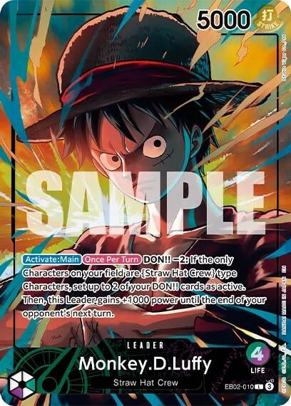 Image for Monkey.D.Luffy (Official Playmat Limited Edition Vol.5) (EB02-010) (One Piece Promotion Cards) - One Piece Card Game