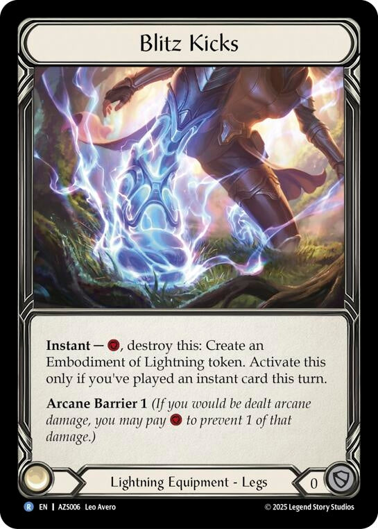 Image for Blitz Kicks (AZS006) (Armory Deck: Zyggy) - Flesh and Blood TCG