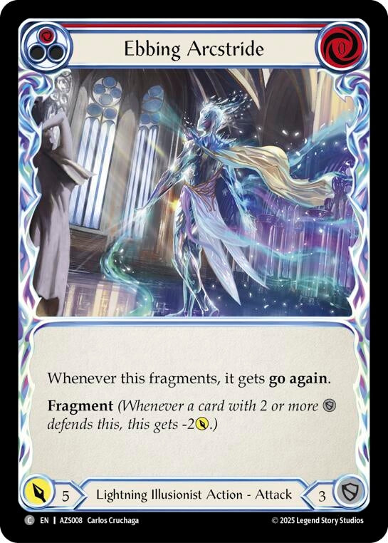 Image for Ebbing Arcstride (Red) (AZS008) (Armory Deck: Zyggy) - Flesh and Blood TCG