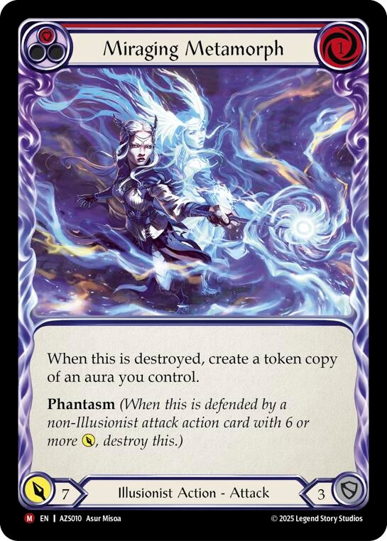 Image for Miraging Metamorph (Red) (AZS010) (Armory Deck: Zyggy) - Flesh and Blood TCG