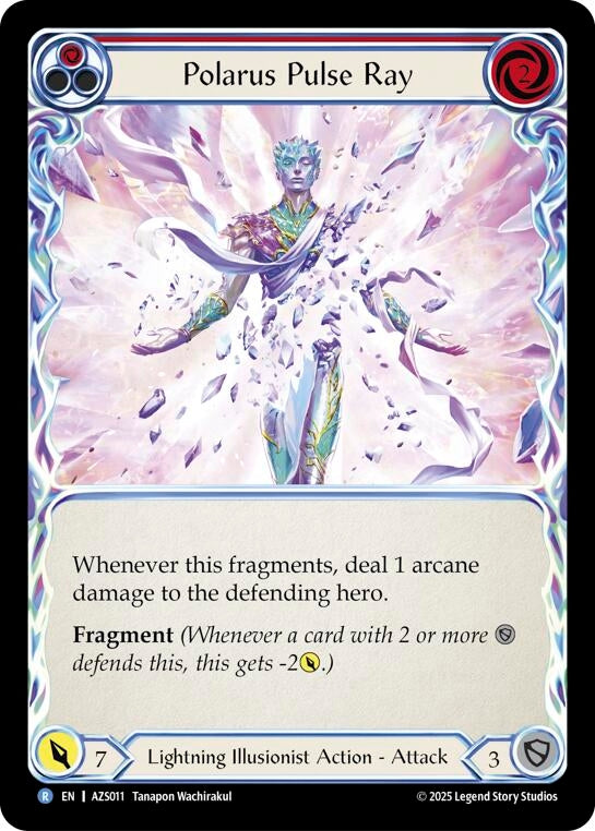 Image for Polarus Pulse Ray (Red) (AZS011) (Armory Deck: Zyggy) - Flesh and Blood TCG