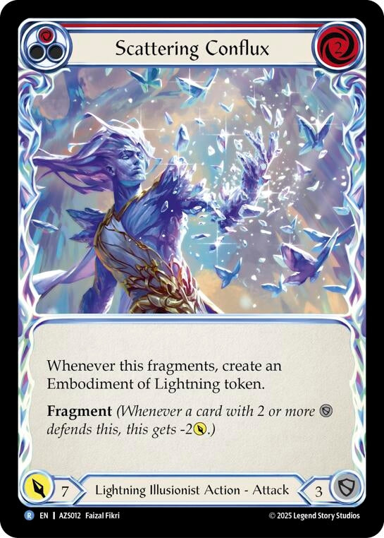 Image for Scattering Conflux (Red) (AZS012) (Armory Deck: Zyggy) - Flesh and Blood TCG