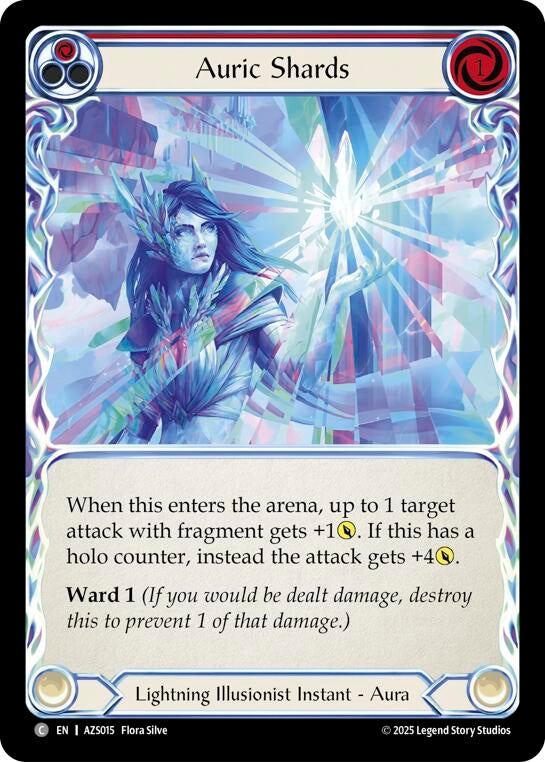 Image for Auric Shards (Red) (AZS015) (Armory Deck: Zyggy) - Flesh and Blood TCG