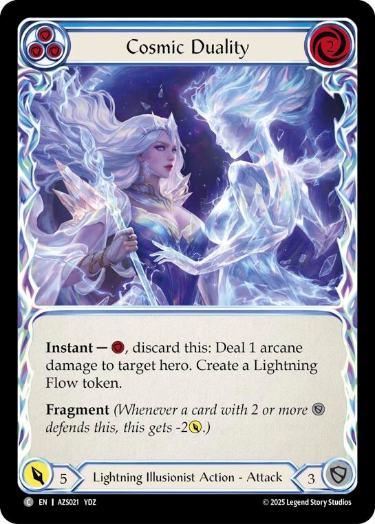 Image for Cosmic Duality (Blue) (AZS021) (Armory Deck: Zyggy) - Flesh and Blood TCG