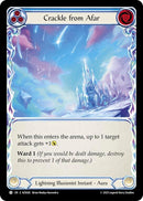 Image for Crackle From Afar (Blue) (AZS026) (Armory Deck: Zyggy) - Flesh and Blood TCG