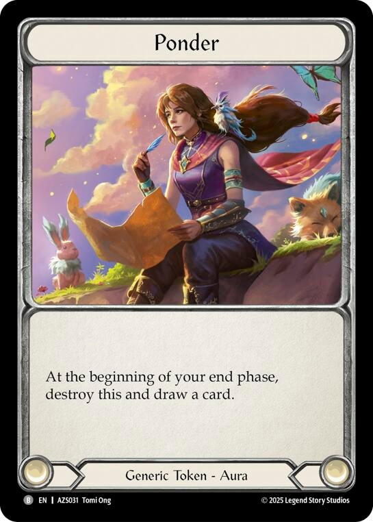 Image for Ponder (AZS031) (Armory Deck: Zyggy) - Flesh and Blood TCG