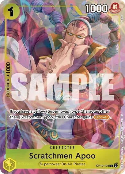 Image for Scratchmen Apoo (Premium Card Collection -Best Selection Vol. 6-) (OP10-108) (One Piece Promotion Cards) - One Piece Card Game