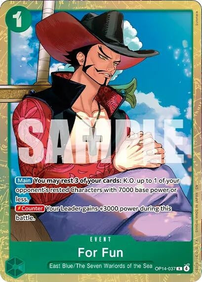 Image for For Fun (Premium Card Collection -Best Selection Vol. 6-) (OP14-037) (One Piece Promotion Cards) - One Piece Card Game