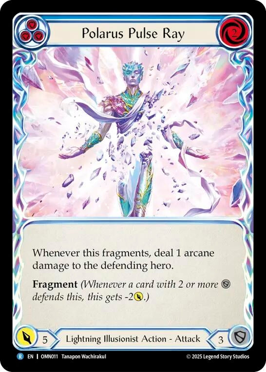 Image for Polarus Pulse Ray (Blue) (OMN011) (Omens of the Third Age) - Flesh and Blood TCG