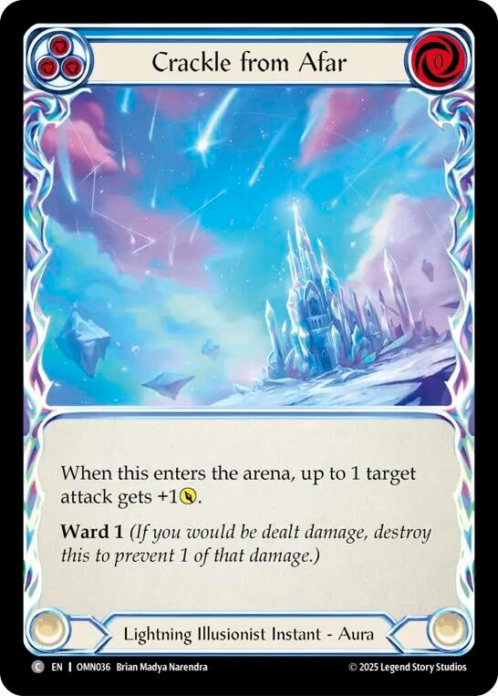 Image for Crackle From Afar (OMN036) (Omens of the Third Age) - Flesh and Blood TCG