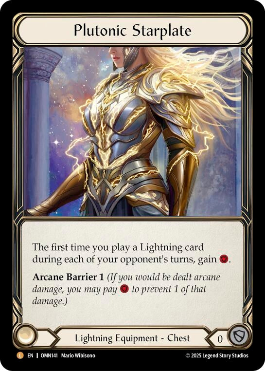 Image for Plutonic Starplate (OMN141) (Omens of the Third Age) - Flesh and Blood TCG