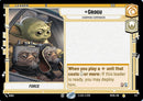 Image for Grogu - Charming Companion (1/2) (Event Exclusive Promos) - Star Wars: Unlimited