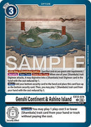 Image for Genshi Continent & Ashino Island (EX12-074 U) (Digital World Shambala) (EX-12) - Digimon Card Game