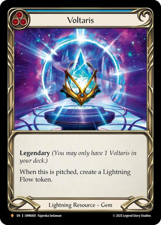 Image for Voltaris (Blue) (OMN000) (Omens of the Third Age) - Flesh and Blood TCG