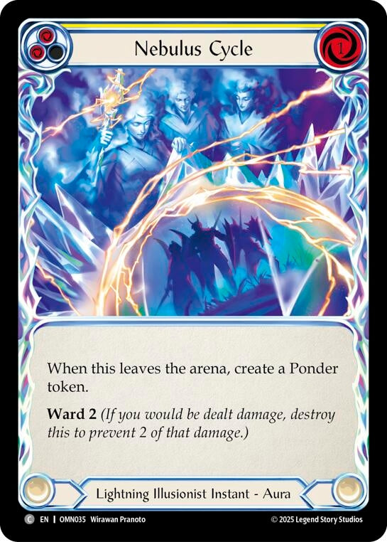 Image for Nebulus Cycle (Yellow) (OMN035) (Omens of the Third Age) - Flesh and Blood TCG