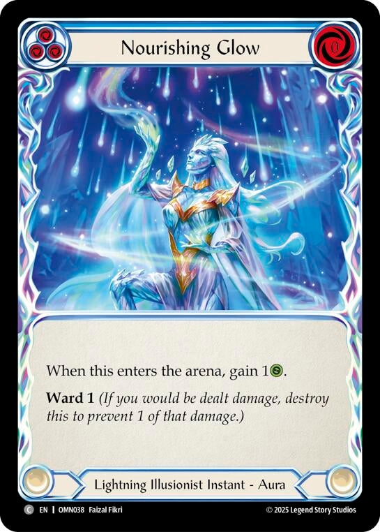 Image for Nourishing Glow (Blue) (OMN038) (Omens of the Third Age) - Flesh and Blood TCG