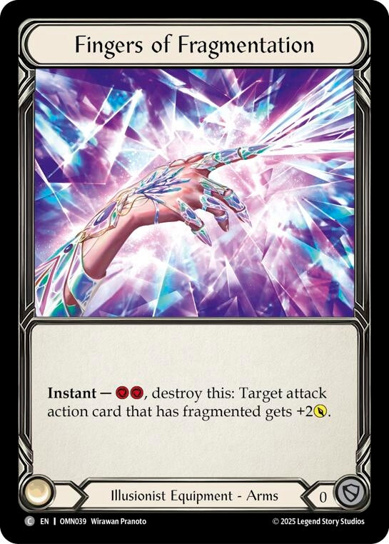 Image for Fingers Of Fragmentation (OMN039) (Omens of the Third Age) - Flesh and Blood TCG