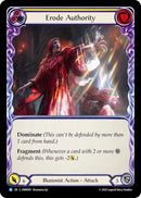 Image for Erode Authority (Yellow) (OMN045) (Omens of the Third Age) - Flesh and Blood TCG