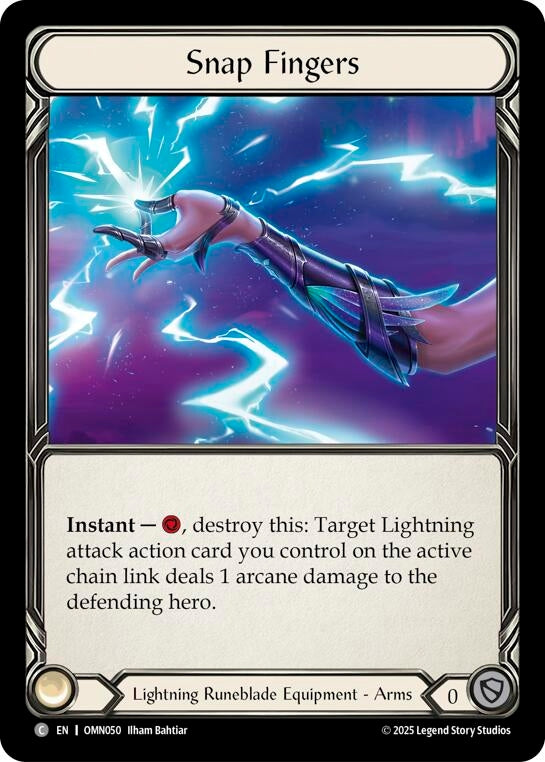 Image for Snap Fingers (OMN050) (Omens of the Third Age) - Flesh and Blood TCG