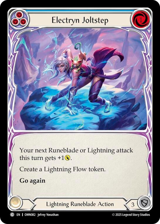 Image for Electryn Joltstep (Blue) (OMN082) (Omens of the Third Age) - Flesh and Blood TCG