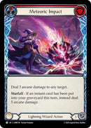 Image for Meteoric Impact (Red) (OMN118) (Omens of the Third Age) - Flesh and Blood TCG